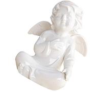 ZJHQQB Ceramic Angel Figurine for Home Decoration Elegant European Style Wedding Decor for Housewarming and Special Occasions Right Angel