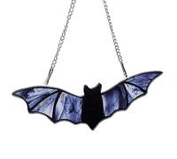 ZJHQQB Decorative Bat | Waterproof Black Spooky Bats,Colorful Halloween Decorations Outdoor Indoor, Gothic Acrylic Realistic Bats For Suspended In The Tree, Porch, Yard, Lawn