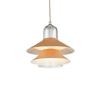 ZJHQQB Fashion Buttons Creative Lighting,E27 Nordic Postmodern Designer Chandelier,Bedroom Bedhead Living Room Decorative Wall Dining Room-Pink. 27 * 23cm