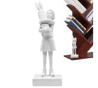ZJHQQB Girl Statue, Girl Figurine, Home Art Figure, Resin Table Ornament, Collectible Figure, Statue for Table, Bookshelf and Room Decor