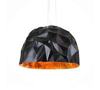ZJHQQB Loft Living Room Bedroom Dining Room Bar Bar Club,Creative Personality Single Head Color Resin Chandelier,E27 Nordic Retro Industrial Style Chandelier-Black. 40 * 31cm