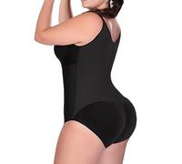 ZJHQQB Plus Size Zipper Buckle Thong Shapewear For Women, Tummy Control Bodysuit Waist Trainer Butt Lifter Front Body Shaper Ladies Seamless Tightening Corset