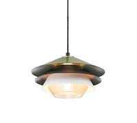 ZJHQQB The Bar Living Room Restaurant Lights,Creative Small Chandeliers,E14 E27 Nordic Personality Small Chandeliers,Bedroom Bedside Study Lights-Green. black. white 27 * 18cm