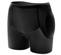 ZJHQQB Women Padded Panties, Traceless Lifter Hip Enhancer Shaper Boyshort With Detachable Buttocks Pads, Hip And Butt Padded Shapewear, Widen The Crotch