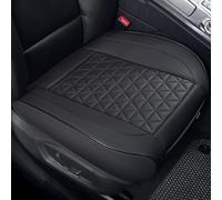 ZJHRTN Leather Front Car Seat Cover for Buick Lucerne, Bottom Car Seat Covers Fully Wrapped, Non-Slip, Luxury Appearance and Comfort,Black