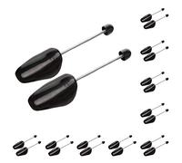ZJHSXDR 10 Pairs Plastic Shoe Tree Stretcher Shaper for Men (Black)