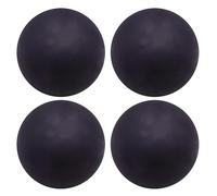 zjhukfmc 4pcs Training Squash Ball, 2.36in Squash Ball Beginner, Sturdy Rubber Hollow Ball, High Elasticity Squash Balls For Adult Men And Women, Practice Reaction Training