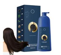 Zjhukfmc 500ml Caviar Hair Colour Cream, Hair Dye Natural Plant, Natural Hair Dye Shampoo, Protein Color Protecting Hair Dyeing Cream, Hair Coloring Cream, Bubble Plant Hair Dye Shampoo