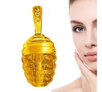 zjhukfmc 5X Honey Lip Blam, Natural Nourishing Honey Balm Lip Oil With Applicator, Lip Moisturizing Care, Repair Honey Bee Lips Balm, Lighten Dark Lip Color Reduce Lip Lines