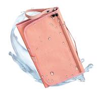 zjhukfmc Changing Bag for Women, Large Capacity with Pram Hook, Changing Bag with Changing Mat, for Travel, Walks, Short Trips, Picnics, Family Trips, pink, Siehe Beschreibung
