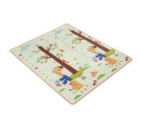 zjhukfmc Children's Play Mat, Washable Baby Play Mat, Double-Sided Interactive Rug for Playtime, Nursery, Indoor and Outdoor Use, Picnic, Crawling Exercises, Sensory Activity