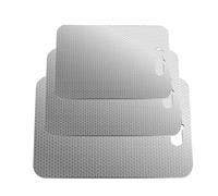 zjhukfmc Chopping Boards for the Kitchen, Stainless Steel Non-Slip Kitchen Tools - Safe Metal Cutting Boards for Cutting | For Meat Fruit Cheese Home Home Restaurant Dorm Camping