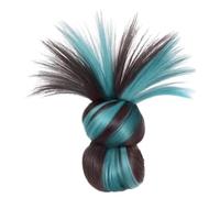 zjhukfmc Clip On Buns for Women - Claw Clip Ponytail Extension | Feathered Synthetic Wig for Quick Styling Updo Cheer Daily Wear