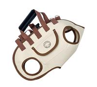 zjhukfmc Dog Carrier Sling,Small Dog Sling Carrier with Pocket | Breathable Adjustable Backpack Quick-Release Bag for Hiking Bike Travel Car Airplane Pet Cat