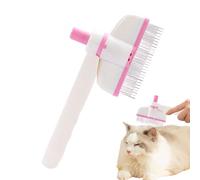 zjhukfmc Dog Comb for Hair Changes - Rotating Cat Grooming Brush, Self-Cleaning Hair Brush for Hair from the Moulting in Puppies and Kittens in the Veterinary Practice