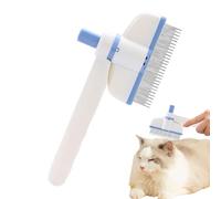 zjhukfmc Dog Comb for Hair Changes - Rotating Dog Hair Brush, Self-Cleaning Hair Brush for Hair from the Moulting in Puppies and Kittens in the Veterinary Practice