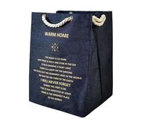 zjhukfmc Fabric Bag, Foldable, Reinforced with Handles, Fabric Storage Bags for Clothes, for Bedroom, Living Room, Children's Room, Playroom, Apartment, Farmhouse, Outdoor
