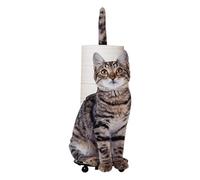 zjhukfmc Freestanding Toilet Roll Holder, Cat Design Toilet Roll Holder, Vertical Storage, Space Saver, Hotel, Spa Center, Home