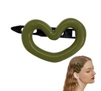 zjhukfmc Heart Hair Clip | Morandi Cute Hair Accessories,Non-Slip Cute Heart Shape Hair Clip, Vivid Appearance Christmas Accessories