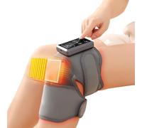 zjhukfmc Heated Knee Massager,Electric Knee Wrap Brace Massage Pad - Heated Brace with Five Heating Gears for Shoulders, Elbows, Calves, Tights, and Arms