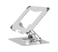 zjhukfmc Height-adjustable laptop stand, ventilated notebook holder for 35-44 cm laptops, folding computer stand for living room, home, lessons, travel