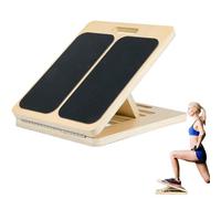 zjhukfmc Incline Balance Board, Calf Slant Boards, Calf Stretcher Slant Board, 12.8x15.59x1.57in Adjustable Incline Boards, 1800g Foldable Wooden Slant Extender for Relieve Calf Muscle Fatigue