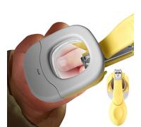 zjhukfmc Nail Scissors for Toddlers, Manual Nail Clippers with Light, Anti-Splash Care Tool for Girls on the Go at Home