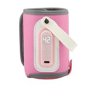 zjhukfmc Nomad Bottle Warmer | Portable Adjustable Warmer - Rapid Milk Warmer for Girls Traveling Car Stroller Home Office