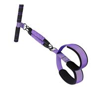 zjhukfmc Pedal Resistance Band with Handle Elastic Leg Extender Manual Training Pull with Handle for Body Stretching Yoga Fitness Workout Training Gym