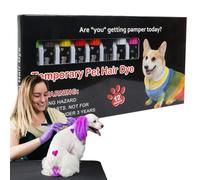 zjhukfmc Pet Dye for Dogs,Grooming Marker for Puppy - Washable Safe Dog Hair Dye Marker Set for Cosplay Styling and Creative Pet Grooming