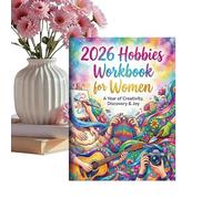 zjhukfmc Planner 2026 for Women | Workbook for Defining New Passions - Planner for New Leisure Activities - For Lady Girlfriend Home Office