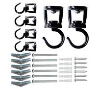 zjhukfmc Plant Hanger for the Ceiling - Rotating Hooks for Lighting, Bird Food & Plants - Robust Multifunctional Holder for Lamps, Wind Chimes and Mosquito Nets