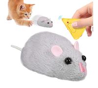 zjhukfmc Remote Control Cat Toy - Cat Fishing Rod with Moving Mouse as Prey Substitute Hunting Toy for All Pet Sizes in the Garden, Living Room and Outdoor Use
