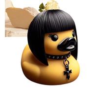 zjhukfmc Resin Duck Statue,Gothic Sculpture Duck Statue | Collectible Figurines Resin Satan, Duckieville Desk Decor, Home Decoration