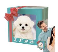 zjhukfmc Robotic Dogs for Kids - Smart Realistic Walking Puppy Toy - Educational Robotic Pet Electronic Moving Dog for Thanksgiving Birthday Children's Day Boys Girls Playtime Fun