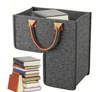 zjhukfmc Step Basket for Stairs,Portable Foldable Felt Space-Saving - L-Shaped Laundry Stairs Basket Bag,for Wooden Staircase Carpeted Stairway Household Apartment Laundry Shoe