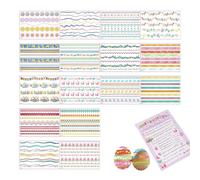 zjhukfmc Stickers, 16 Pieces, Glittering, Waterproof, Cute Decals, Decorative Stickers, for Classroom, Scrapbooking, Party, Room, Journaling Planner, Christmas, Window and Wall