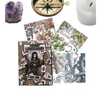 zjhukfmc Tarot Cards - 42 Oracle Cards for Table and Travel - Portable Fortune Telling Game for Adults On the Go Home Leisure