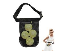 zjhukfmc Tennis Ball Holder | Table Tennis Ball Storage Pouch | Breathable Pickleball Storage, Baseball Waist Pouch for Competition Training