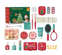 zjhukfmc Toddler Make-Up Set, Children's Christmas Play Cosmetic Set, Skin-Friendly Make Up Set for Party, Birthday, Preschool, Christmas, Children's Room, Playroom