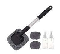 zjhukfmc Windscreen Cleaner Tool, Interior Cleaning Set with Microfibre Cloths and Spray Bottles, Complete Set for Cleaning in the Car Interior - For Trailers, Motorhomes, Trucks