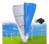 ZJIEDB 12000W Wind Turbine Helix Generator Kit, Maglev Shaft Generator, Vertical Windmill 3-Phase Power Turbine, for Household Supply, Road Infrastructure,D-24V