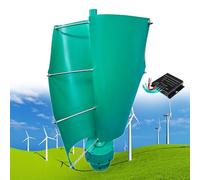 ZJIEDB 12000W Wind Turbine Helix Generator Kit, Maglev Shaft Generator, Vertical Windmill 3-Phase Power Turbine, for Household Supply, Road Infrastructure,A-12V