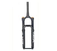 ZJIEDB 26/27.5/29 Inch MTB Fork 140mm Travel Mountain Bike Air Suspension 1-1/2" Tapered Rebound Adjust 15mm×110mm Thru Axle Boost Bicycle (Color : Manual, Size 26'')