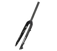 ZJIEDB 26/27.5/29 Mountain Bike Rigid Fork Carbon Fiber MTB Disc Brake 1-1/8 Straight Front QR 9x100mm (Color : 26'')