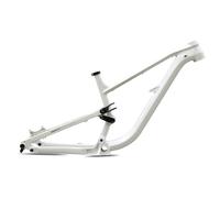 ZJIEDB 27.5er 29er Full Suspension Boost Mountain Bike Frame 12 * 148mm Thru-Axle 15" 16.5" 18" Aluminium Alloy Disc Brake DH AM Soft Tail Enduro Bikes Frame(White,29 16.5in)