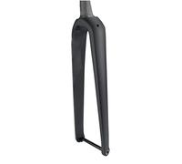 ZJIEDB Bike Fork Full Carbon Fiber Rigid 700c Road 1-1/2'' Tapered 26'' 27.5'' 29'' Mountain MTB Thru Axle 12x100mm Disc Brake Front Bicycle (Color : Matte Black)