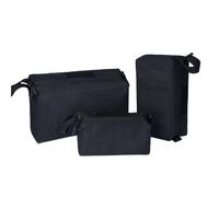 ZJIEYU 3 Pack Tactical Waterproof Packing Cubes, Modular Large Capacity Travel Organizer for Luggage Backpack Storage, for Camping Hiking Trip(Black)