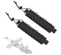 ZJIEYU 8 Hole Tactical Bag Insert Panel Organizer, Non Slip Hook and Loop Utility Admin Panel Modular Organizer, for Hunting Hiking(Black)