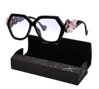 ZJIEYU Stylish Frame Womens, Square Prescription Eyewear Frames